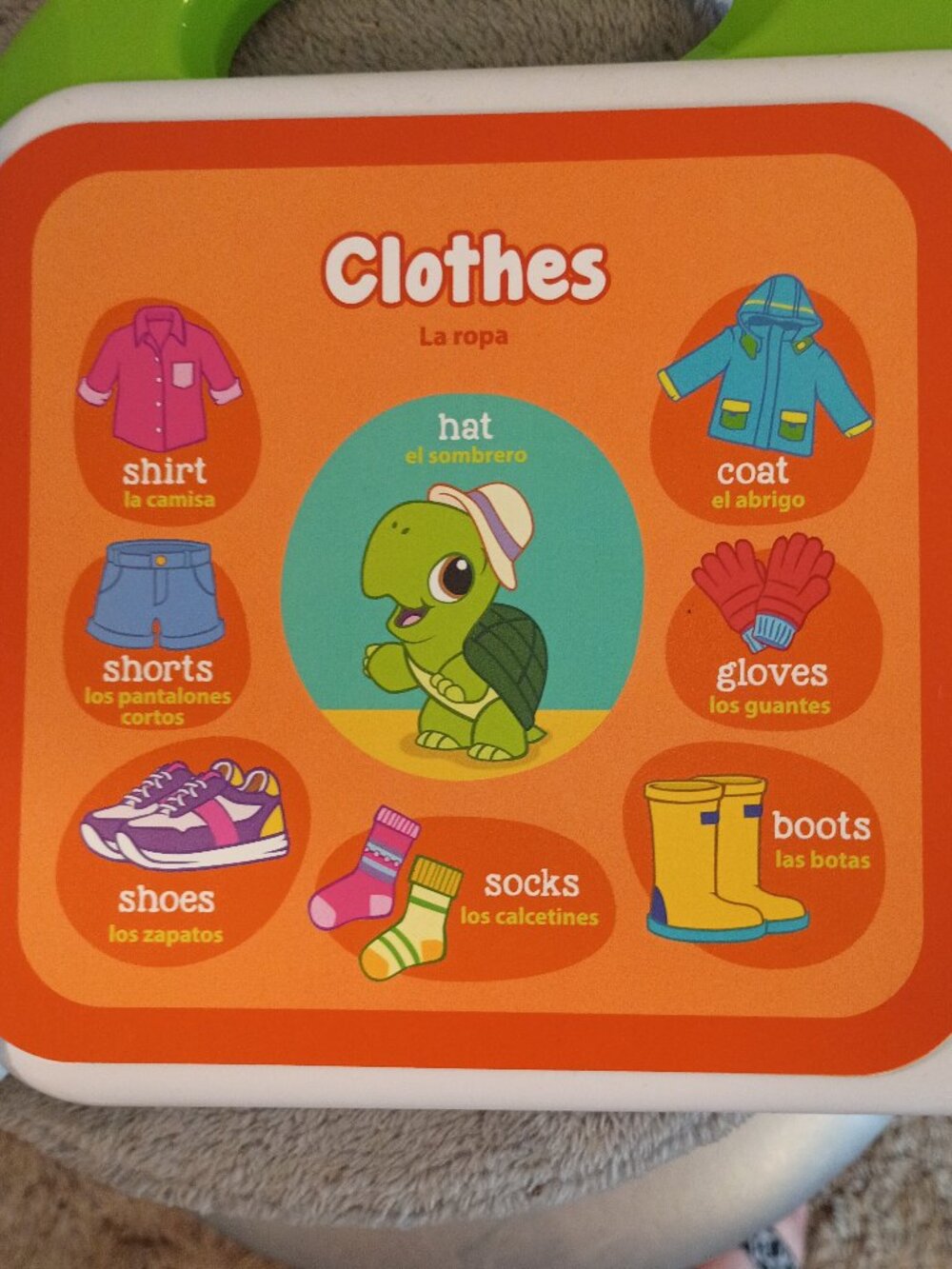 NWOT! LeapFrog Learning Friends 100 Words Book in Spanish and English Both!!!! - Picture 2 of 3